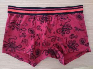 Sérsniðin karlar úr bómullarprentun Boxer Briefs