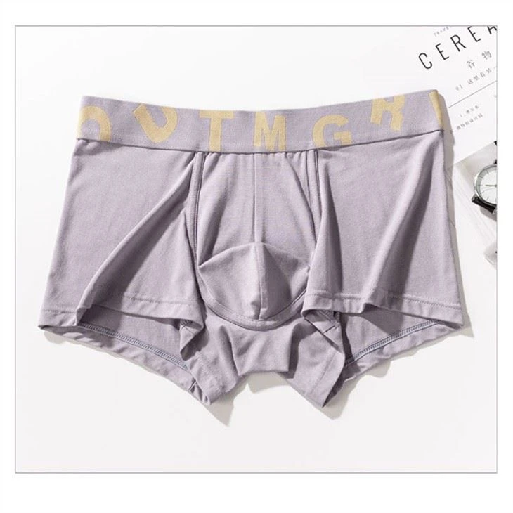 purple 60S Modal Breathable Most Comfortable Mens Underwear seamless boxer manufacture customized